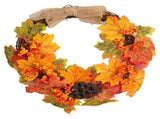 Artificial Fall Wreath Door Hanging Maple Leaf Wreath Garland Home Festival Decoration V1294-YM0710-3115210132811