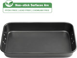 Non Stick Lasagne Pan with Handles, Deep Rectangular Oven Roasting Dish for Cakes, Brownies, Lasagne V1189-LC-AMZ-00083