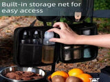 Camping Spice Kit 11 Piece with EVA Hard Shell Carry Case, PET Liquid Bottles and Seasoning Jars, V888-ELOSUNG57067
