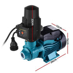 Giantz Peripheral Water Pump Garden Boiler Car Wash Auto Irrigation QB60 Black PUMP-QB60-IT-BU-TPC