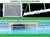 Skimmer Guard Kit Pool Skimmer Net Skimmer Catcher Shield Protective Spring Action Net System V1192-AZ-W-24085