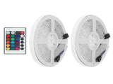 5050 300LED RGB Strip Lights IP65 12V Dimmable Color Changing Lamp Remote Control V1294-YM0901-3119210072811