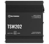 Teltonika TSW202 Managed PoE Ethernet Switch, Supports Profinet, 2 SFP, 8 Gigabit Ethernet V1202-V2-NHT-TSW202