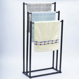 3 Tier Metal Towel Rack Freestanding Bathroom Organizer Rail V178-66700