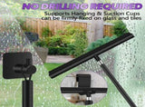 Extendable Shower Squeegee - Up to 120 CM - With Hanging Hook and Squeegee Cloth - Floor Squeegee / V1188-MS101-01194-1