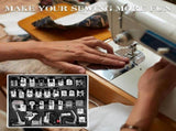 32 Pcs Sewing Machine Presser Foot Set, Snap on Sewing Feet Fit for Singer, , , Euro-Pro V1369-AZ3-W-08999