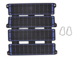 Solar Panel Folding Monocrystalline Silicon 2 USB Output Flexible ETFE Solar Panel 14W 5V Blue V1294-YM0626-3114220114212