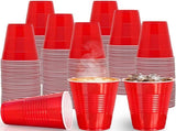 540x 16oz Premium Plastic Red Cups Extra Strong PET BPA Free V563-CP1610-30-1BOX
