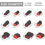 BLACK1700X Deutsch DT Connector Kit Genuine Deutsch Crimp Tool Auto Marine V201-EBA0755BL8AU