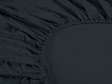 Ramesses 1000TC Linen Bamboo Fitted Sheet Combo Set Charcoal Queen V442-KIT-FITTEDSS-LINENBAMBOO-CHARCOAL-QS