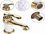 Basin Mixer Tap with Other Accessories Solid Brass Bathroom Sink Faucet Modern Design Chrome V1263-JX-3182