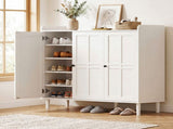 Artiss Shoe Rack Cabinet Storage Cupboard Adjustable Shelf White FUR-S-SHOE-112-WH-AB
