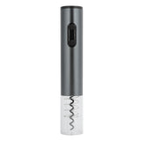 Electric Wine Bottle Opener Automatic Corkscrew W/Foil Cutter Pourer Vacuum StopperSilver Gray V1294-YM0718-3118200270812