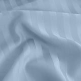 KENSINGTON 1200TC COTTON SHEET SET IN STRIPE-KING - CHAMBRAY ABM-202144