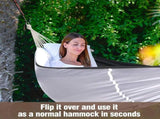 Camping Hammock with Mosquito Netting and Tree Straps - Sturdy Up to 450lbs for Outdoor, Backyard, V1258-DP02-C-932