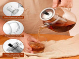 Glass Teapot with Stainless Steel Filter, 1.5 L V1237-ZY-818-272
