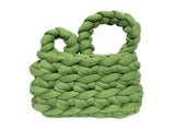 Wool Tote Purse Bag Cute Exquisite Hand Woven Fine Workmanship Wool Shoulder Bag for Daily Life V1294-YM0626-3117220284514
