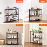 VEVOR Metal Bookshelf Rustic Bookshelf 3-Tier for Living room Bedroom & Office V952-JSSJZFXJSM3CACNDMV0