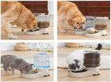 Automatic Pet Food and Water Dispenser, Automatic Water Fountain, Automatic Drinking and Feeding V1237-ZY-203-4246