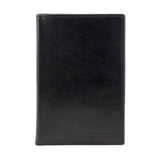 Pierre Cardin Leather Passport Holder Cover Wallet w/ RFID Protection - Black V563-PC3907-BLACK