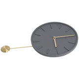 Modern Wall Clock Hanging Round Clock with Large Pendulum for Kitchen Coffee Shop Bar V1294-YM0901-3115210121711