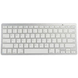 Ultra-Thin Bluetooth Keyboard For Ipad Air / Mini Iphone Ps3 - White PRL-5050-DAPI-S