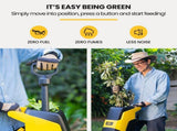 MICHIGAN 2400W Electric Garden Mulcher Shredder, Portable Wood Chipper, Push Stick, 40L Collection V219-GDTSRDMC3C0A