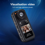 2.7K HD Mini Action Camera with 180&deg Rotating Lens, Portable Design, 64GB TF Card Included V178-59165