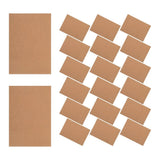 Durable Chipboard Sheets Brown Kraft Paper for Scrapbooking and Photo Backing Boards 100Pcs V1370-AZ4-20222