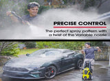 JET-USA RX540 Electric High Pressure Washer, 2800PSI 2 Nozzles, Brush Head, Deck Cleaner, Detergent V219-PRWELEJT40SA