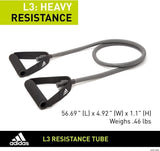 Adidas Resistance Tube Level 3 Elastic Bands Gym Fitness Yoga Workout Strap V563-ADTB-10503