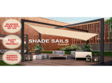 Wallaroo Rectangular Shade Sail 2 x 2.5m SS-2X25