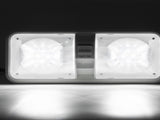 2pcs 12V RV Interior LED Ceiling Light Boat Camper Caravan Trailer Double Dome Light V201-QUEW13035626X2