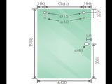 120cm Frameless Glass Sliding Shower Door With Chrome Rail and Wall Channel for Modern Bathrooms V63-912811