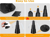 2 Pcs Picnic Fly Fans for Tables,Fly Repellent Fan Indoor Outdoor with Holographic Blades Keep Flies V1259-DP01-A-3609