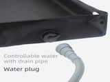 80x80x10CM Green Portable Outdoor Shower Tray & Versatile Collapsible Water Basin - Reinforced V888-ELOSUNG49783