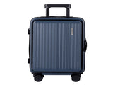 Wanderlite 20" Luggage Suitcase Front Pocket Travel Carry On Dual TSA Navy LUG-ABS-POK-20-NA