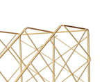 Desk Magazine Holder Simple Geometry Metal Space Saving Desk Magazine File Organizer for Document V1294-YM0901-3117240324611