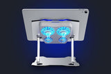 Tablet Cooling Pad Aluminum Adjustable Tablet Stand Tablet Support Notebook Stand Cooling Fan Pad V1263-JX-6319