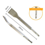 Curved Chisel Chisel Bit Drill Bit Round Shank Sds-Plus Square Handle 1Pc Carbon Steel Elbow V1189-LWWAL-20260327-04248