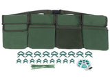 Gardening Tools Set Green Waist Bag Plant Support Clips Adjustable Cable Ties Kit V1294-YM0721-3111210041311