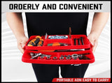 Set of 2 Non-Slip Flexible Silicone Tool Organizer Trays with Magnetic Parts Holder V888-ELOSUNG25745