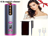 USB LCD Wireless Charging Automatic Portable Curler Smart Home Personal Care Appliance Mini V1102-DDJFB001