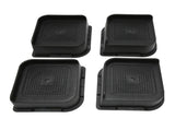 4PCS Bed Risers ABS L Shape Anti Slip Chair Leg Extra Lifts Furniture Riser Stand Blocks for Desk V1294-YM0901-3114230084911