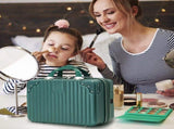 Makeup Travel Case Hard Shell Vanity Cases Portable Waterproof ABS Cosmetic Case with Elastic Band V1366-AZ2-W-04251