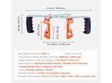 Double Handed Stone Carrying Clamps, 299 kg Load Capacity, 2 Pack Granite Panel Carriers Lifting V952-JSSTSK660LBSAAF82001V0