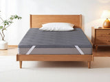 Giselle 8cm Memory Foam Mattress Topper Gel Dual Layer Foam Bamboo Single MATTRESS-TOP-DL-8-S