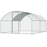 Large Metal Chicken Coop, 9.8x12.9x6.5 ft Walk in Chicken Run for Yard with Waterproof Cover, Doom V952-BRSJP4X3X2MYTLHA4V0