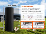 Hardware Cloth, 36'' x 50' Galvanized Wire Mesh Roll, 19 Gauge Chicken Wire Fence Roll, Vinyl V952-JSGSWL36IN50CDRB2V0