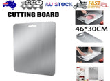 Cutting Board Double-Sided Stainless Steel Chopping Boards for Kitchen Camping 46x30cm V201-W13333277